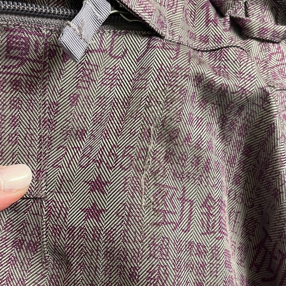 Burton Women’s DRYRIDE Snowboarding Snow Pants with Purple Graphic Design Size M - Picture 12 of 14